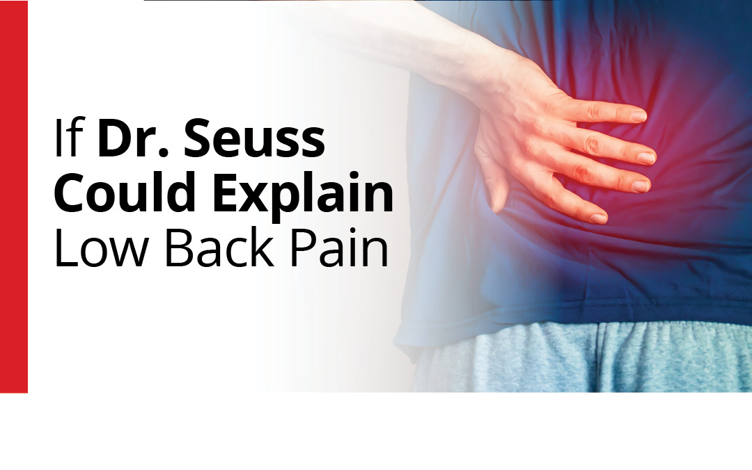 IF Dr. Suess Could Explain Low Back Pain